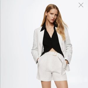 Mango 100% linen blazer